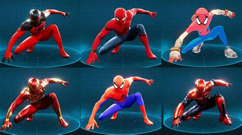 Spider-Man Ps4 - All 38 Suits Showcase Including all 10 DLC Suits ...