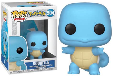 Funko Pokemon POP Games Squirtle Vinyl Figure 504 - ToyWiz