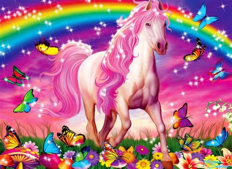 Wallpaper Unicorn Rainbow Background - Namira Wallpapers