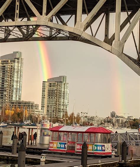 Triple Rainbow : r/vancouver