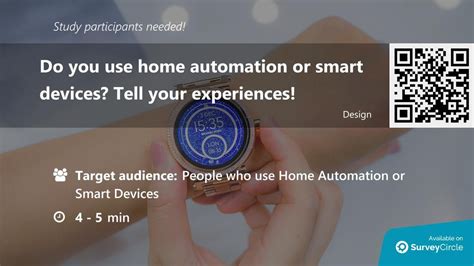 Home Automation and Smart Devices : r/SurveyCircle