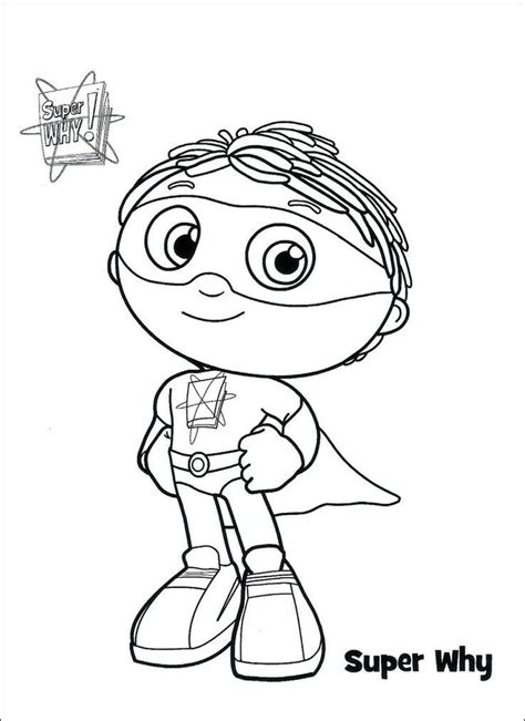 Super Why Coloring Pages - Best Coloring Pages For Kids | Super why, Cartoon coloring pages ...