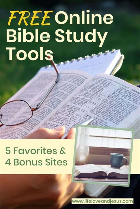 Amazing and Free Online Bible Study Tools - Life, Love, and Jesus