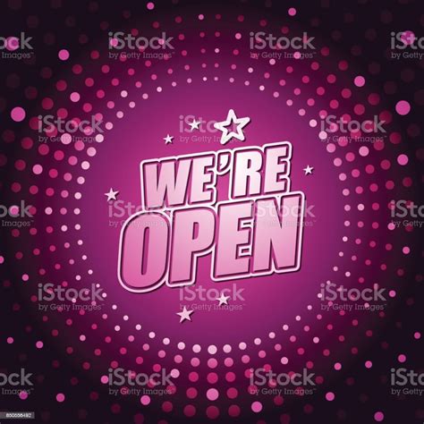 Were Open Banner Stock Illustration - Download Image Now - Abstract, Accessibility, Advice - iStock