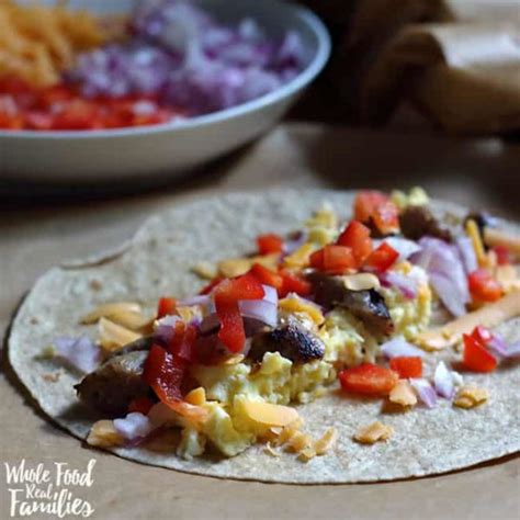 Easy Healthy Breakfast Burrito for a Make Ahead Meal | My Nourished Home