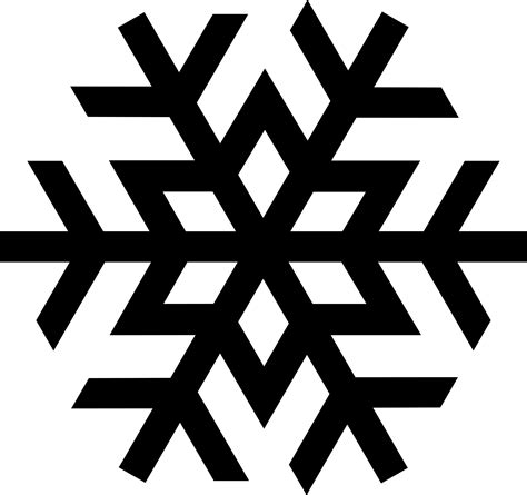 Free Black And White Snowflake Clipart, Download Free Black And White Snowflake Clipart png ...