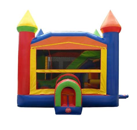 5-PART MULTI PLAY RAINBOW BOUNCE HOUSE SLIDE COMBO - FIESTABOUNCE