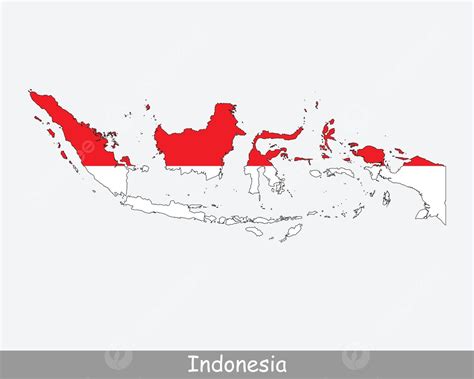 Indonesia Map Flag Artwork Vector Cut Vector, Artwork, Vector, Cut PNG and Vector with ...