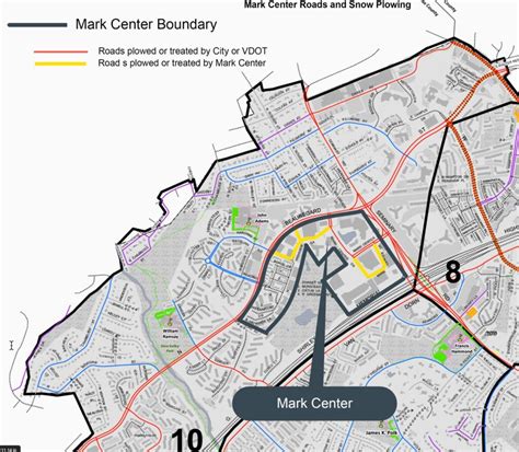 Snow Plowing Map- Mark Center - The Mark Center - Alexandria Virginia