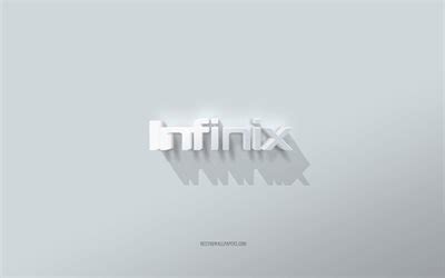 Download wallpapers Infinix Mobile logo, white background, Infinix ...