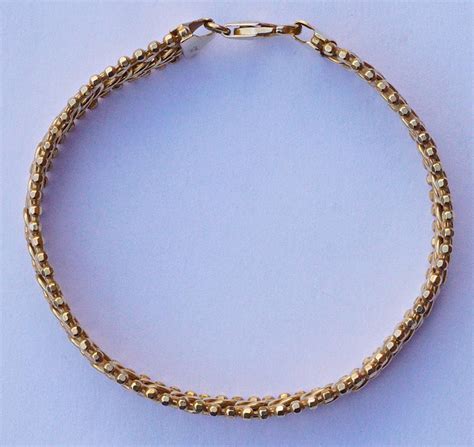 Milor Italian Gold Link Bracelet For Sale at 1stdibs