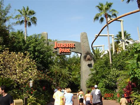 Jurassic Park Entrance | Universal Studios Islands of Advent… | Flickr