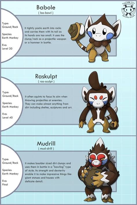 Earth Monkey Fakemon by Twime777 on DeviantArt in 2020 (With images) | Pokemon pokedex, New ...