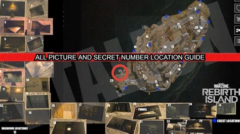 warzone rebirth island easter egg all picture and secret numbers location(HOW TO DO GUIDE) - YouTube