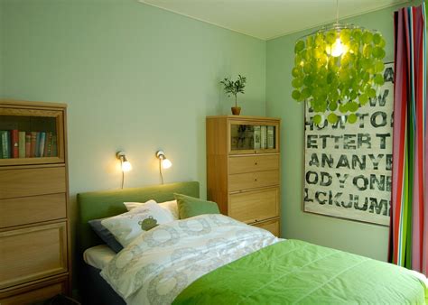 Soothing and Serene Green Bedroom