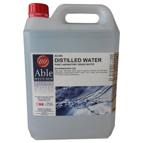 Distilled Water - Deionized Water – Able Westchem