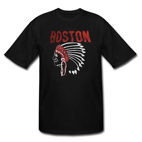 2018 Brand T shirt Homme Tees Fashionable Men's Old Boston Braves T Shirts Black|t-shirt black|t ...