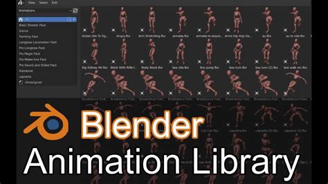 Blender 3.0 Animation Library - YouTube