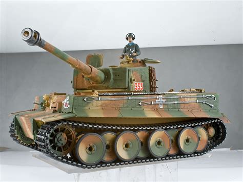 Buy Taigen Tanks Tiger 1 Mid Version Metal Edition 1/16th Scale 2.4GHz RTR RC Tank Online at ...