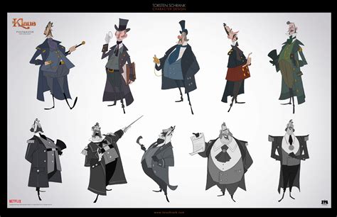 KLAUS (NETFLIX) - TORSTEN SCHRANK CHARACTER DESIGN