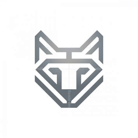 Luxury Silver Wolf Logo