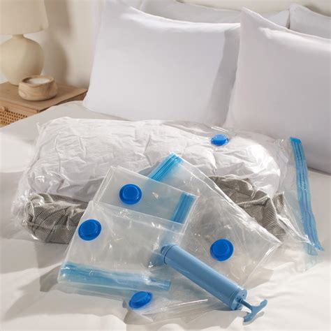 Strong Vacuum Seal Storage Bag 5 PC Set Space Saving Pack Vac Bags Zip Lock | eBay