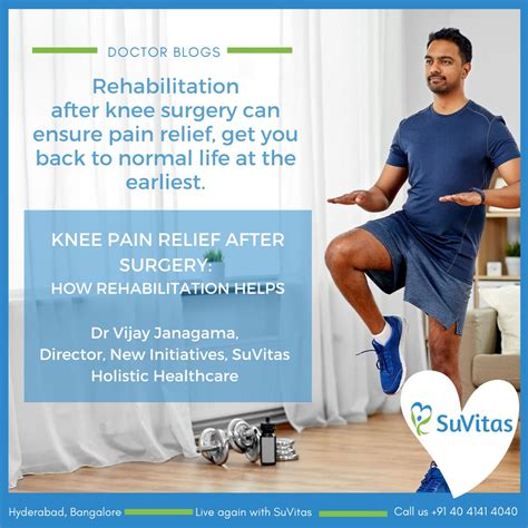 Best Knee Pain Relief Treatment & Rehabilitation after Surgery