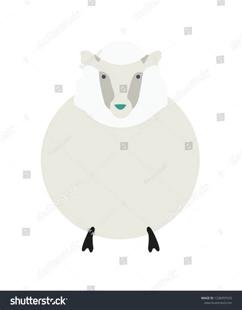 Sheep Vector Illustration Stock Vector (Royalty Free) 1238397655 | Shutterstock