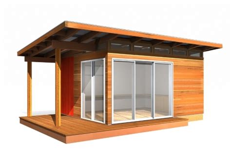 Modern-Shed Pre-Fab Shed Kit: 12' x 16' Coastal - Prefab Shed Kits