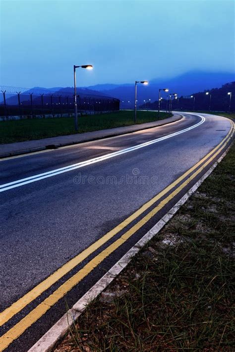 Rural road night scene stock image. Image of grass, tourist - 24405759