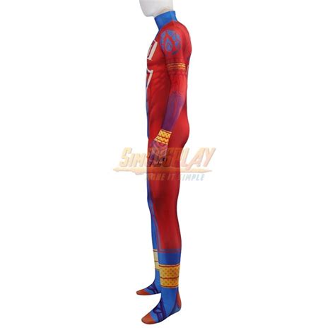 Spider Man India Pavitr Prabhakar Printed Cosplay Costume Suit