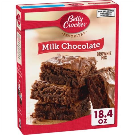 Betty Crocker Milk Chocolate Brownie Mix Family Size, 1 ct / 18.40 oz ...