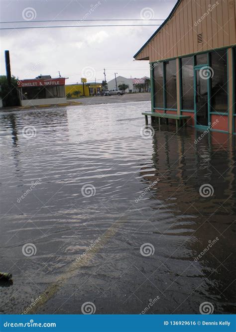 Panama City Beach Gulf of Mexico Flooding Storms Rain Monsoon Editorial Photo - Image of storms ...