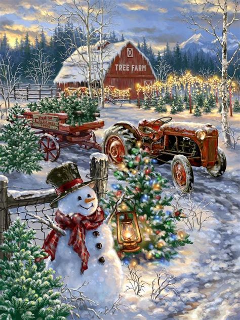 ♥ Dona Gelsinger ♥ | Tis' the season | Christmas, Christmas scenes, Christmas tree farm