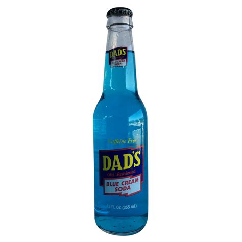 Dad’s Old Fashioned Blue Cream Soda 12 Oz. Bottle | Blue Dog Beverages