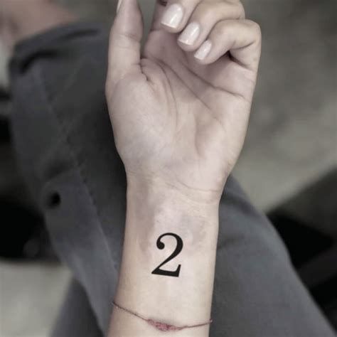 Discover 74+ number 2 tattoo latest - in.cdgdbentre