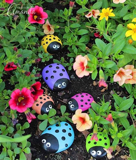 LADYBUG PAINTED ROCKS - We Love Home