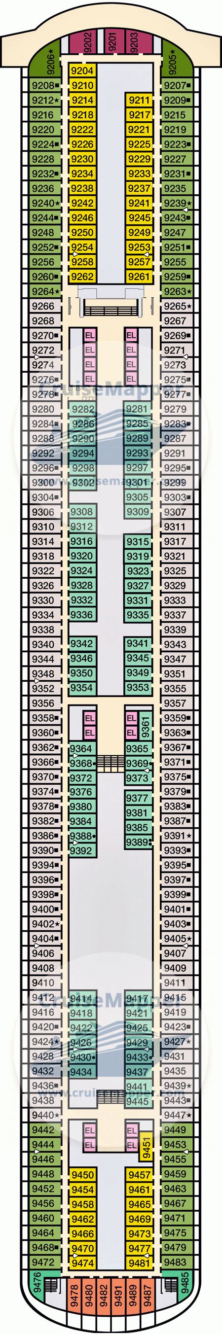 Carnival Panorama Ship Map