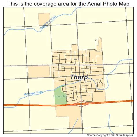 Aerial Photography Map of Thorp, WI Wisconsin