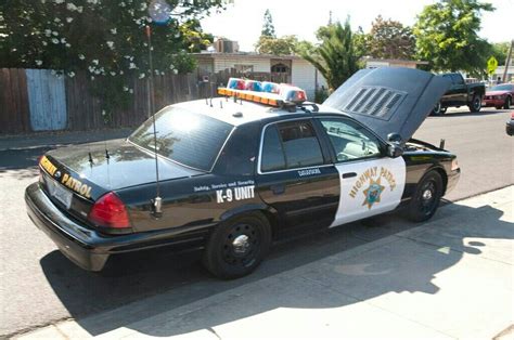 California Highway Patrol Car CHP Crown Vic K9 Unit with the added hood ...