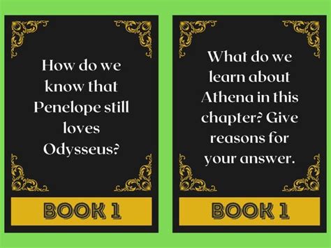 The Odyssey Book 1 | Teaching Resources