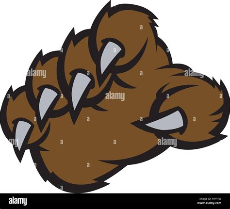 Bear claw vector illustration Stock Vector Image & Art - Alamy