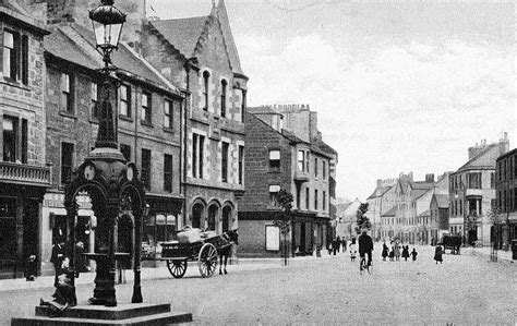 Tour Scotland: Old Photograph High Street Dalkeith Scotland