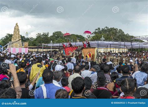 Great Dasara Procession at Mysore Editorial Stock Photo - Image of ...