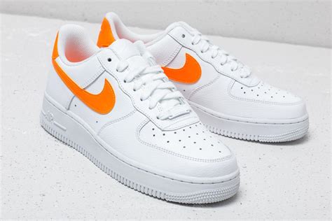 Nike Leather Wmns Air Force 1 07 White/ Total Orange-white - Lyst