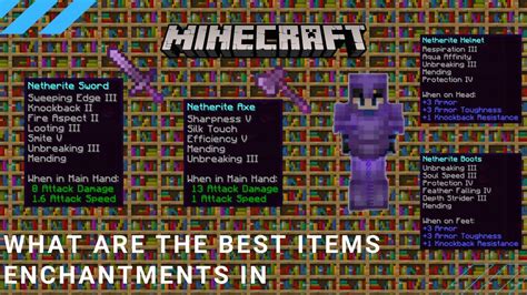 Best Armor & Best Enchantments for Minecraft 1.16 -16.3 - YouTube