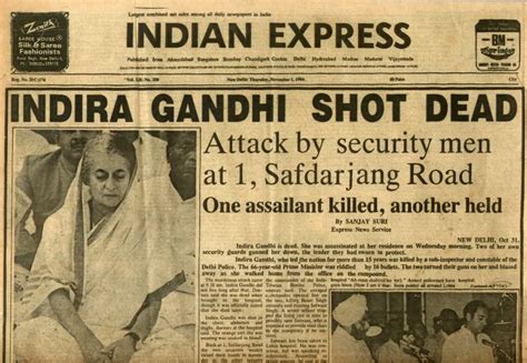 What happened on Oct 31, 1984: Recalling the assassination of Indira Gandhi | Explained News ...