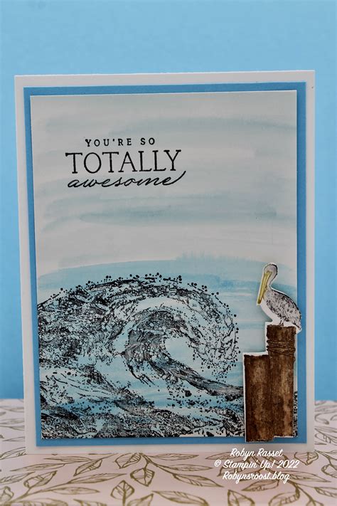 Waves of Inspiration Watercolor Background – Stamping@Robyn's Roost