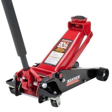 Have a question about Banner 3.5-Ton Fast Lift Heavy-Duty Garage Floor Jack with Swivel Saddle ...