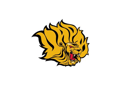 Arkansas Pine Bluff Golden Lions Logo SVG PNG download | Etsy